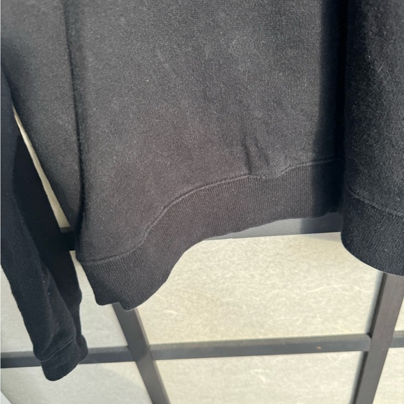 Naadam Cotton/Cashmere Cropped Fleece Quarter Zip - Picture 8 of 9